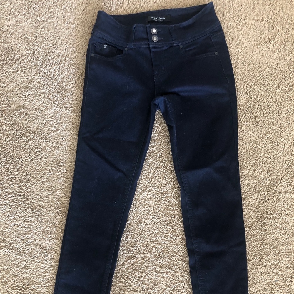 Blue jeans.